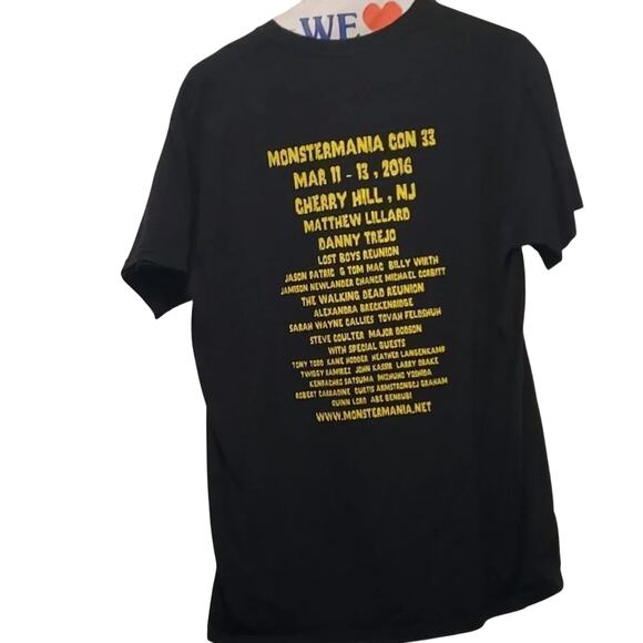 MONSTER-MANIA 2016 CON #33 T-shirt, Size M, New without Tag, Crispy - Picture 2 of 4